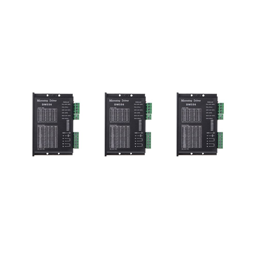 3X Digital Stepper Driver, Dm556 Motor Driver Is Suitable For Nema 23, Nema 24 And Nema34 Stepper Motors 4711524305712