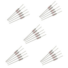 25 Pcs Circuit Cut Off TF 185 Celsius 250V 10A Temperature Thermal Fuses