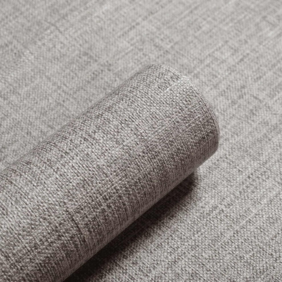 Peel And Stick Textured Woven Removable Wallpaper For Cabinets And Countertops Gray Small 9169991132280