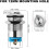 10PCS 12mm Latching Push Button  High Round Cap, Waterproof Metal Push Button  with 12V/24V  Light 3