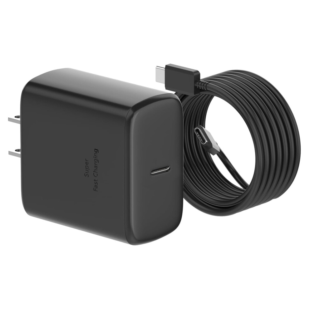 45W Usb C Gan Fast Charger Block Pd Pps Super Fast Charging With 6.6Ft Cable For Iphone 16 15 Pro Max Samsung S24 Ultra 9169991074450