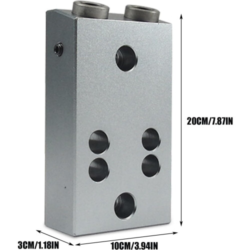 Pocket Hole Jig Drill Guide for Woodworking with Consistent Accuracy and Durable Construction 2