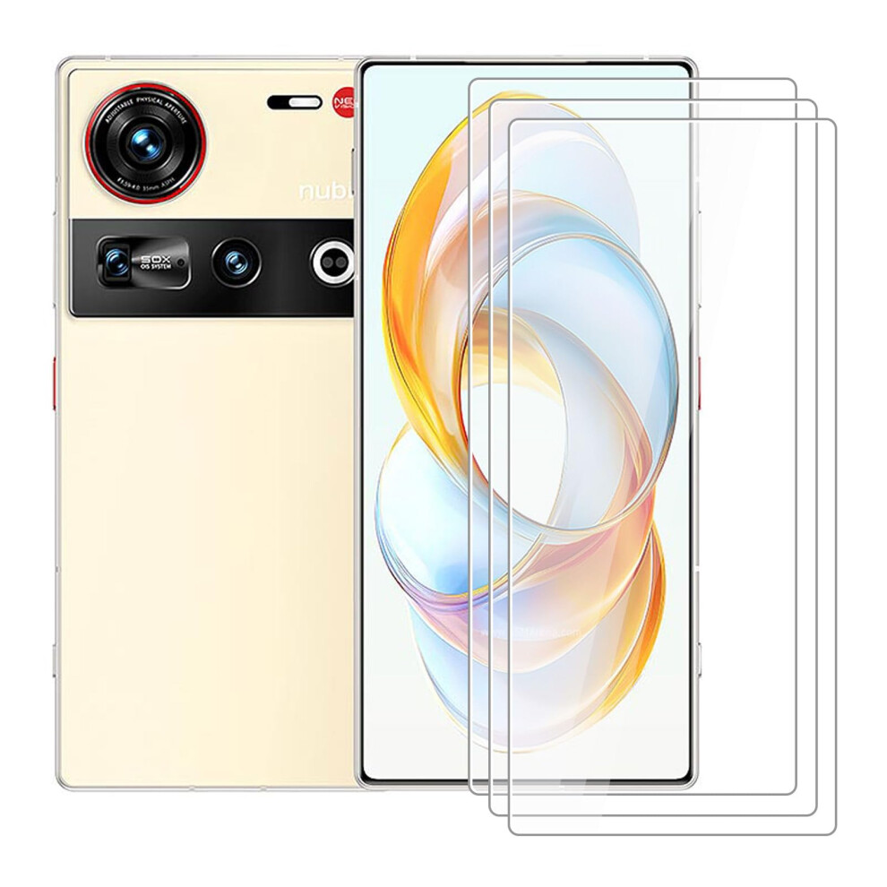 Tempered Glass Screen Protector For Zte Nubia Z70 Ultra 6.85' 3 Pack 9H Antiscratch Hd Clear Antifingerprint 9073542362043