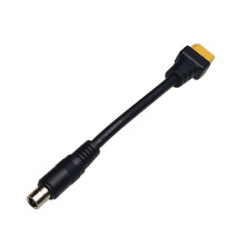 XT60 to DC8020 Adapter Cable 14AWG 15cm for Solar Panel and Portable Generator, LowLoss Power Transfer