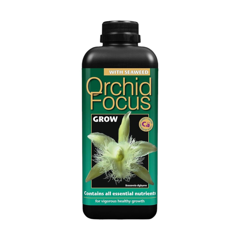 Harris Orchid Focus Grow 1L Fertiliser Urea Free Mineral Feed