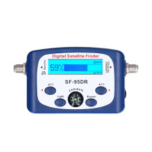 Satellite Signal Finder with Builtin Amplifier and LED Display for Digital TV Dish Alignment Camping RV