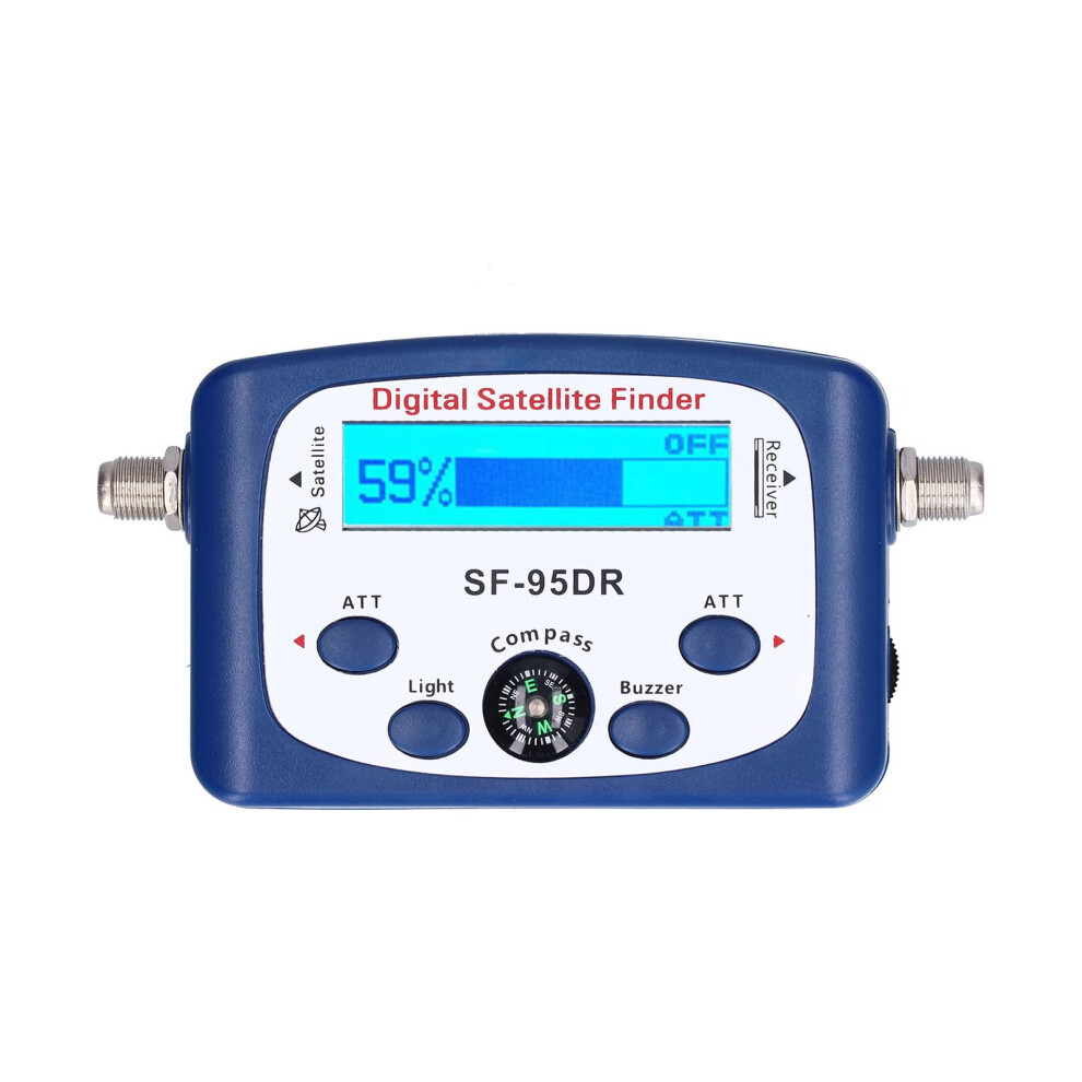Satellite Signal Finder With Builtin Amplifier And Led Display For Digital Tv Dish Alignment Camping Rv 9771547121909