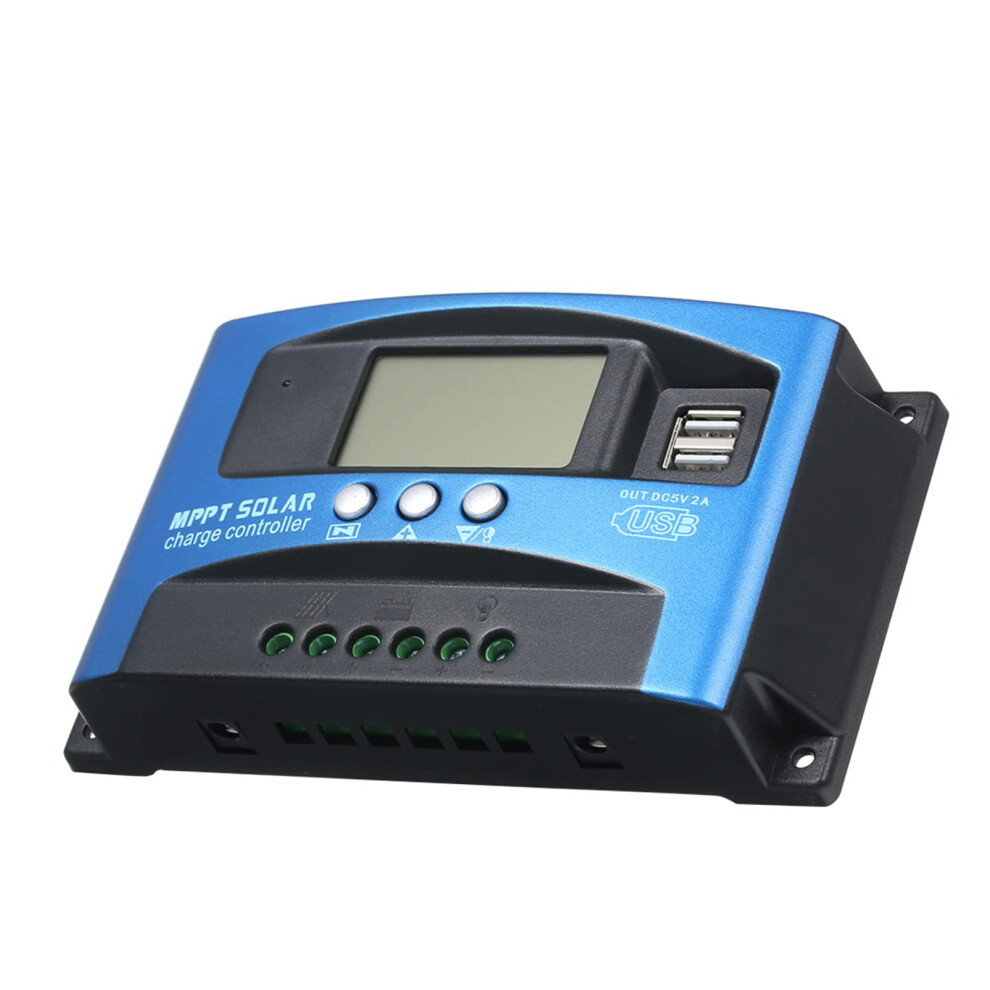 100A Mppt Solar Charge Controller With Lcd Display And Dual Usb For Offgrid Systems 9169991074801