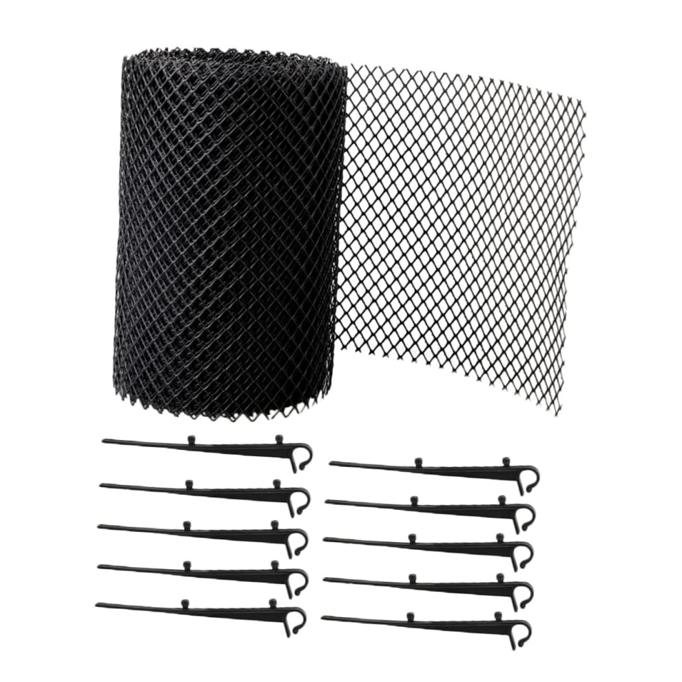 Gutter Guard Plastic Mesh Leaf Protector Prevents Clogs Easy Cuttofit Courtyard Drain Cover 9174973026488
