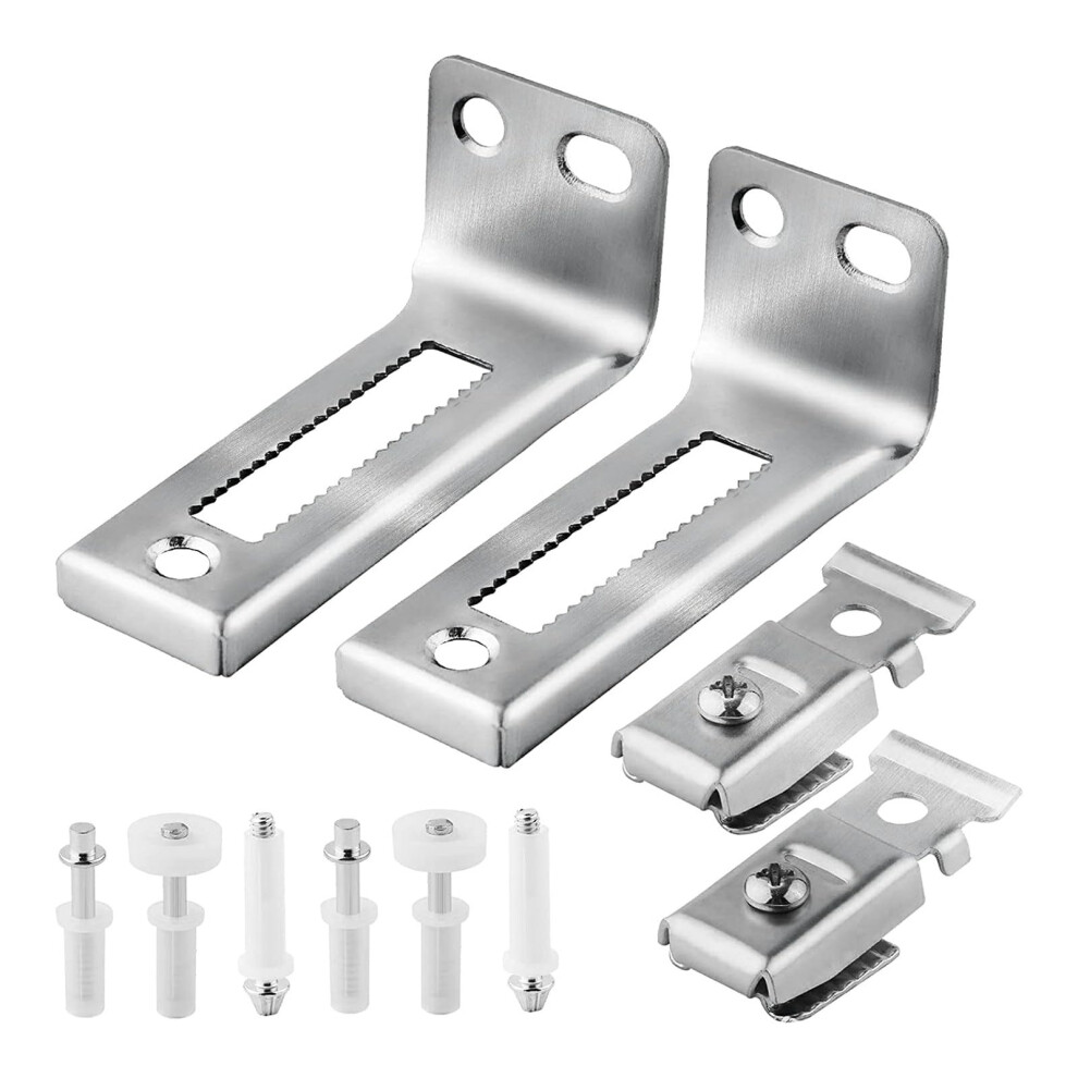 Bifold Door Hardware Kit Stainless Steel Set For Closet Doors Smooth Quiet Operation 9771547818823
