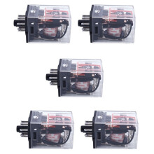 5X AC 220V/230V Coil Voltage PCB Power Relay 8 Pins DPDT 2NO 2NC MK2P-1