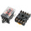 4X MK2P-I Clear Shell DPDT AC220V Coil Power Relay Socket Base 3