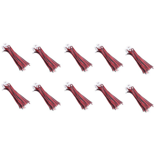 500Pcs  JST 2,0 2P Connecteur Male Cables Cables 1