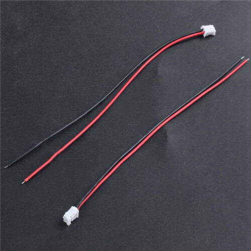500Pcs  JST 2,0 2P Connecteur Male Cables Cables 2
