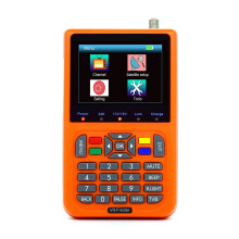Satellite Signal Finder with 3.5' LCD, DVBS2 Digital Meter for TV Dish Alignment, 6000 Channels