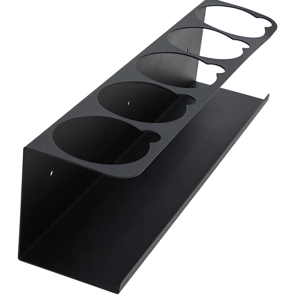 Wall Mount Can Holder For 5 Spray Paint Cans, Heavy Duty Carbon Steel Garage Storage Rack 9174973026709