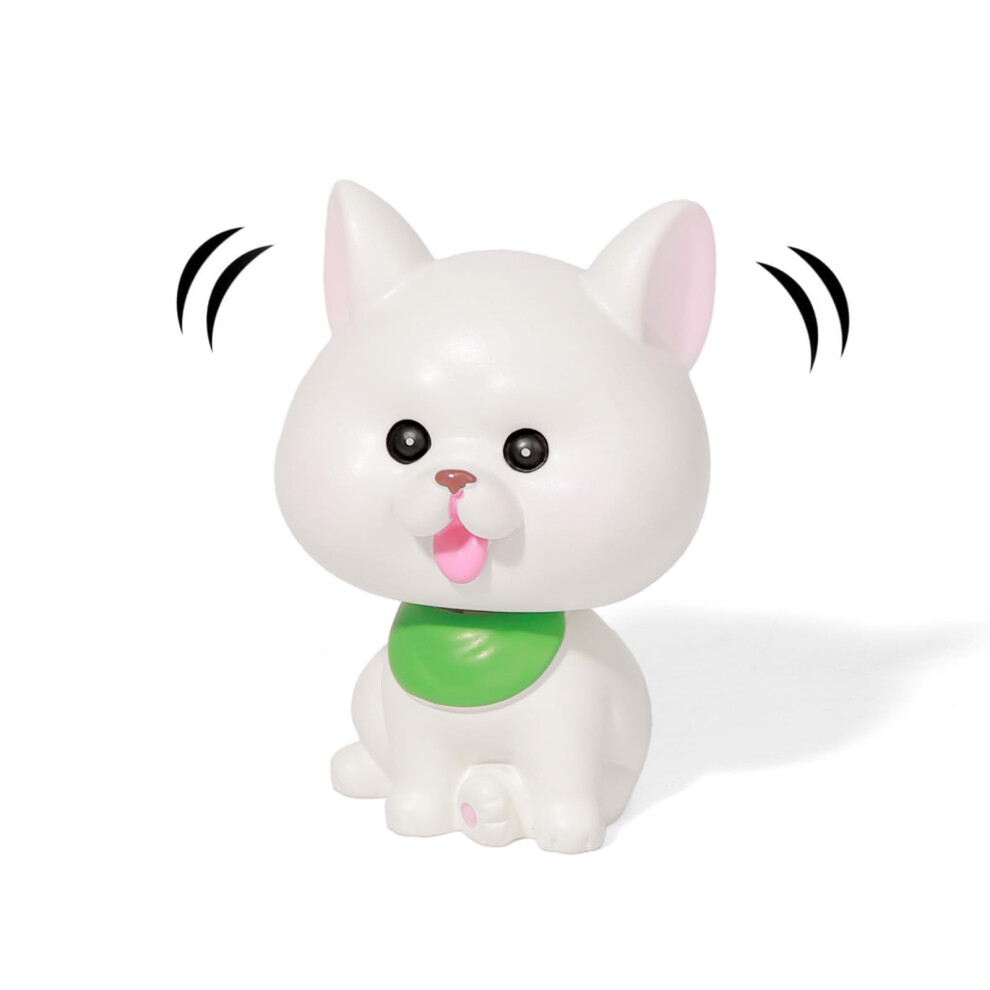 French Bulldog Bobble Head Dog Ornament With Cute Bobbing Motion For Car Dashboard Or Desk 9053599450399