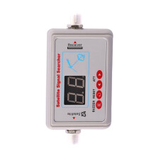 Satellite Signal Finder Meter with Accurate Detection, LED Strength Display, Compact Dish Alignment Tool