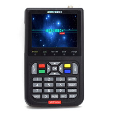 Satellite Finder DVBS2 Signal Meter with 3.5' LCD Display and Rechargeable 3000mAh Battery