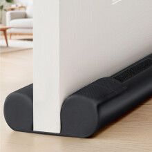 Door Draft Stopper 36 Inch Adjustable Under Door Seal for Noise and Cold Air with Washable Cover