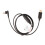 Cabo de programação USB Baofeng com conector de 2 pinos, universal, plug and play, compatível com sistemas operacionais de 32 e 64 bits e diversas 5