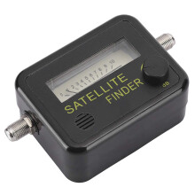 Satellite Signal Finder with Digital Screen, Precise Dish Alignment Tool for Dish TV, Black 9501