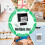 Bluetooth Label Printer M102 with Tapes, Inkless Thermal Printing, Mini Barcode Maker for Home Office 5
