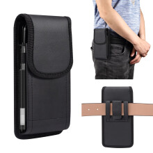 PU Leather Phone Holster Belt Clip Pouch for iPhone 13 Mini with Magnetic Secure Closure, Durable Protective Case