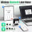 Bluetooth Label Printer M102 with Tapes, Inkless Thermal Printing, Mini Barcode Maker for Home Office 4