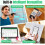 Bluetooth Label Printer M102 with Tapes, Inkless Thermal Printing, Mini Barcode Maker for Home Office 2