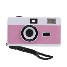 Vintage 35mm Film Camera with BuiltIn Flash, Reusable Retro Design for Travel and Everyday Photography