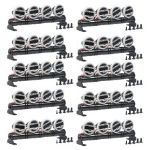 10X, Barra Luminosa Un LED Luminosa Multifunzione Da 92,5 mm per 1/10 RC Crawler  -4 TRX4 SCX10 RC Car Crawler RC Car, 4 LED