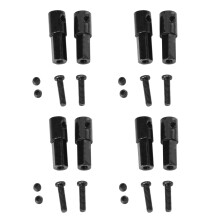 Accessori Adattatori per Albero Asse Posteriore Nel Metallo 8 Pezzi per WPL D12 C14 C24 C34 B24 B36 MN D90 D91 MN99S