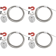 4X Servo Sterzo 25T Ruota Servo Argano per 1/10 RC Auto Cingolata TRX4 RC4WD D90 D110 Assiale Scx10 90046