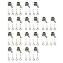 10 zestawów Metalowy Kubek Kierownicy Zestaw KubkóW SkręTnych do WPL C14 C24 C34 C44 B14 B1 B16 B24 B36 MN D90 Tytan