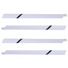 4X High Quality Fiberglass 550mm Main Blades for RC 550 Helicopter
