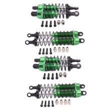 2set Metal Oil Filled Front&Rear for 1/12 12428 12423 RC Car Crawler Upgrad Part,Green