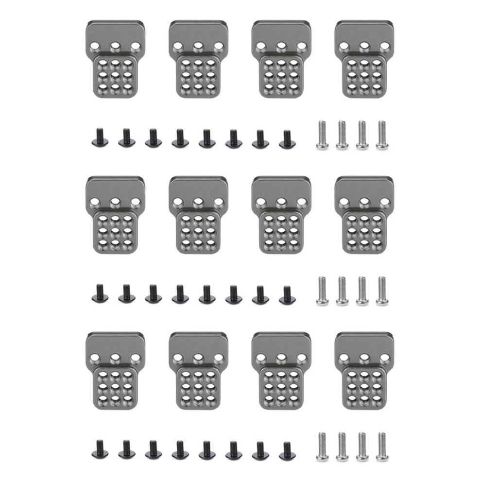 12X Metal Adjustable Bracket Extender For Wpl C14 C24 C34 C44 B14 B16 B24 B36 Titanium 6031808972163