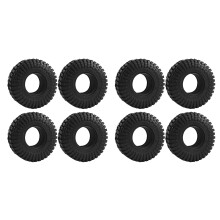 8PCS 110X39MM 1.9 Rubber Wheel Tires Tyre for 1/10 RC Crawler Car Axial SCX10 90046 SCX10 III AXI03007 TRX4 D90