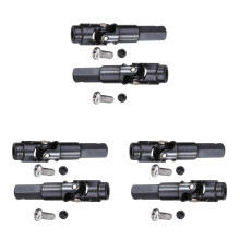 6 Pcs Metal Universal Drive Shaft for WPL C14 C24 C34 C44 B14 B16 B24 B36 1/16 RC Car Parts