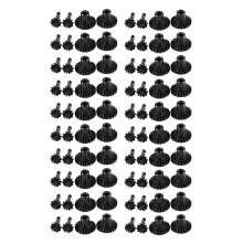 80X pour WPL B1 B14 B16 B24 C14 C24 et Le Kit de Broches D'Engrenage D'Entraînement D'Essieu Avant et à L'Arrière Est
