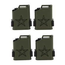 2X Decoration Accessory Plastic Fuel Tank for 1/10 Scale RC Rock Crawler Axial Wraith SCX10 90046 RC4WD Truck Car