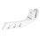 2X Metal 4-Hole Transmitter Neck Strap Balancer Adjuster for Futaba X9D RC Remote Control,Silver Horizontal 6