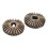 4 set Ingranaggio Differenziale 24T E Differenziale 11T EA1039 per JLB Racing CHEETAH 1/10 Accessori 4