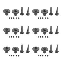 6 set Steel Front & Rear Axle Gear Drive Shaft Gears Upgrade Accessories for WPL B24 B36 C14 C24 MN D90 D99 MN99S Parts
