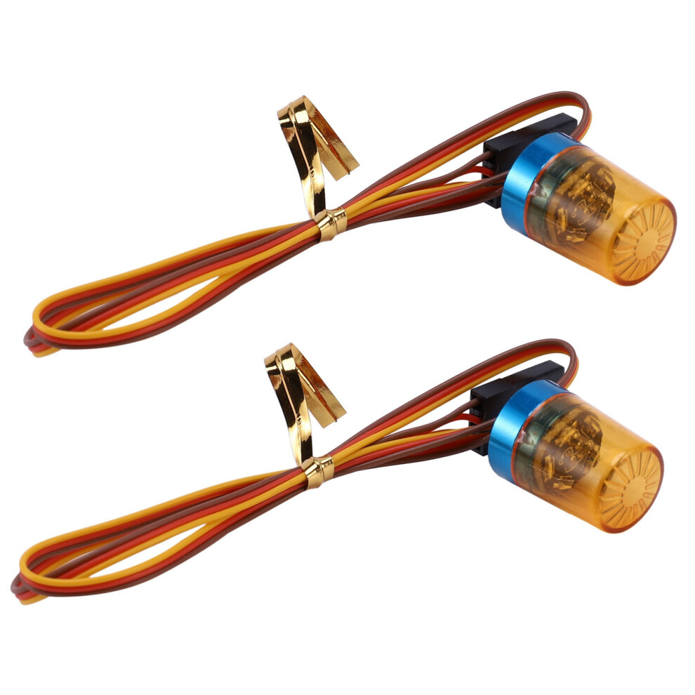 2X Multi-Function Led Lamp Strobing-Blasting/Flashing/Rotating For 1/10 Rc Model Car 1:14 Tractor Rc Truck Light 6033402148876