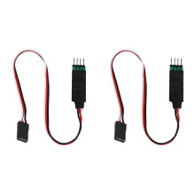 Système de Commutateur de Commande de Lumière de Lampe LED Allumer / éteindre 3CH pour 1/10 1/8 RC HSP CC01 4WD Axial SCX10 Modèle