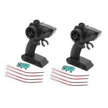 2X 2,4G 4 Kanäle Drahtlose RC Sender Empfänger Radio Fernbedienung Sender mit Empfänger Platine für RC Autos Boote