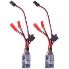 2X Rc ESC 10A Bürstenmotor Drehzahlregler für RC Auto Boot Ohne Bremse