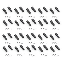 40 Pcs Metal Rear Axle Shaft for WPL D12 C14 C24 C34 B14 B24 C16 B36 MN D90 MN99S RC Car Upgrade Parts Accessories